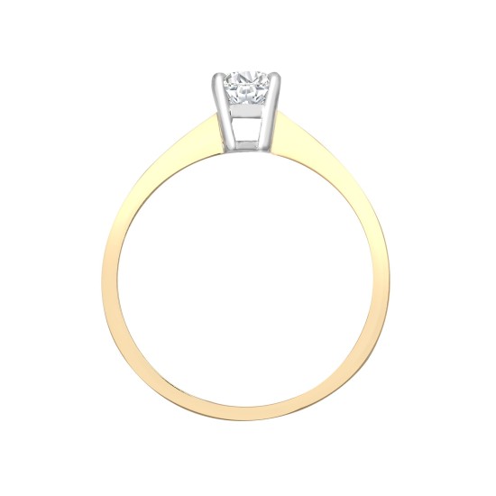18ct Yellow Gold 1ct Solitaire Natural Diamond Ring