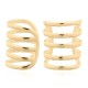 925 Silver Ear Cuff 14ct Gold Plated
