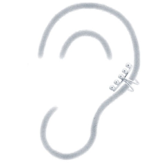 925 Silver Ear Cuff