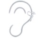 925 Silver Ear Cuff - CZ Set
