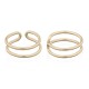925 Silver Ear Cuff 14ct Gold Plated