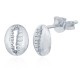 925 Silver Coffee Bean Stud Earrings