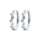 925 Silver Rhodium Plated CZ Set Earrings