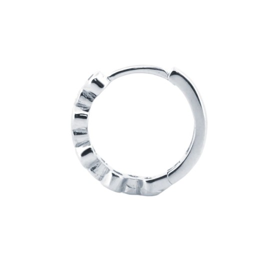 925 Silver Rhodium Plated CZ Set Earrings