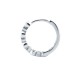 925 Silver Rhodium Plated CZ Set Earrings
