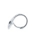 925 Silver Rhodium Plated CZ Set Snake Earrings