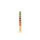925 Silver 14ct Gold Plated CZ Set Earrings