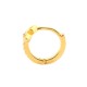 925 Silver 14ct Gold Plated CZ Set Earrings