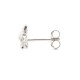 925 Silver Rhodium Plated CZ Set Star of David Stud Earrings