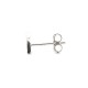925 Silver Rhodium Plated CZ Set Triangle Stud Earrings