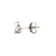 925 Silver Rhodium Plated CZ Set Stud Earrings
