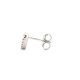 925 Silver Rhodium Plated CZ Set Stud Earrings