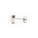 925 Silver Rhodium Plated CZ Set Stud Earrings