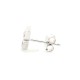925 Silver Rhodium Plated CZ Set Stud Earrings