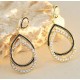 925 Silver 14ct Gold Plated CZ Set Stud Earrings