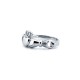 925 Silver Rhodium Claddagh Ring