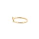 9ct Yellow 0.15ct Rainbow Saph Ring
