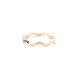 9ct Yellow 0.27ct Rainbow Saph Zigzag ET Ring
