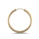 9ct yellow gold plain polished Hoop Earrings