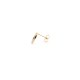 9ct Yellow Gold 0.05ct Diamond Horseshoe Earrings