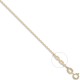 9ct Yellow Gold Diamond Cut Trace 1.0mm Chain