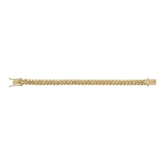 9ct Yellow Gold Cuban 10mm Gauge Chain