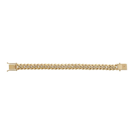 9ct Yellow Gold Cuban 12mm Gauge Chain