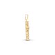 9ct Yellow Gold Natural Diamond Cross