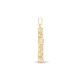 9ct Yellow Gold Natural Diamond Cross