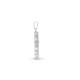 9ct White Gold Natural Diamond Cross