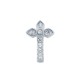 925 Silver Rhodium Plated CZ Set Earrings