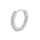 925 Silver Rhodium Plated CZ Set Earrings
