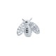 925 Silver Rhodium Plated CZ Set Stud Earrings