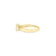 9ct Yellow Gold, 1.00ct Round Cubic Zirconia Wed-fit Solitaire Ring