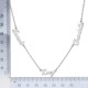 925 Silver Personalised Nameplate with 3 names + 16" Chain