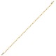 18B005-400 | 18ct Yellow Gold 4.00ct Rub-over Dia Line Bracelet