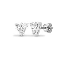 18E118 | 18ct White Gold Diamond Earrings