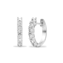 18E171 | 18ct White Gold Diamond Earrings