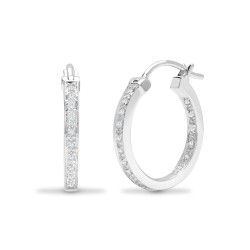 18E173 | 18ct White Gold Diamond Earrings