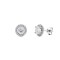 9ct White Gold 0.62ct Natural Diamond Halo Earrings