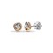 18E387 | 18ct 3 Colour 0.20ct Diamond Knot Stud Earring