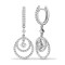 18E416 | 18ct White 1.01ct Diamond Drop Earrings