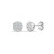 18E431 | 18ct White 0.50ct Diamond Cluster Earrings