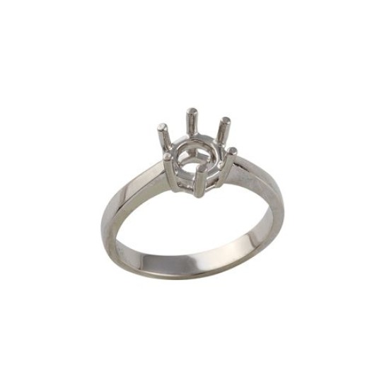 18M311-050 | 18ct White Gold 0.50ct 5.0mm Solitaire Ring Mount