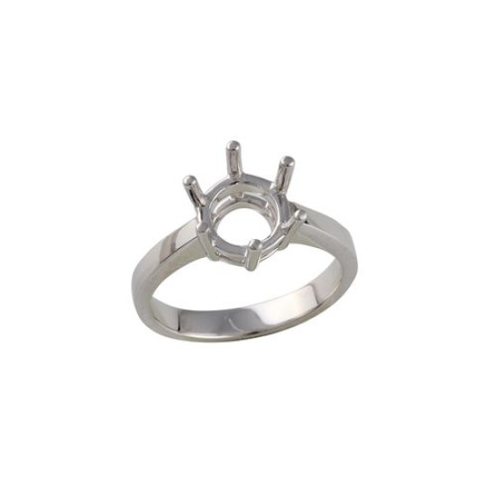 18M311-150 | 18ct White Gold 1.50ct 7.5mm Solitaire Ring Mount