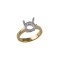 18M316-200 | 18ct Yellow and White 2.00ct 8.0mm Solitaire Ring Mount
