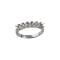 18M947-070 | 18ct White 0.70ct Diamond 7 stone 1/2 Eternity Ring Mount