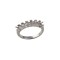 18M947-100 | 18ct White 1.00ct Natural Diamond 7 stone 1/2 Eternity Ring Mount