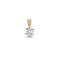 18P001-020 | 18ct Yellow Gold 20pt 6 Claw Diamond Solitaire Pendant
