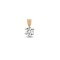18P001-025 | 18ct Yellow Gold 25pt 6 Claw Diamond Solitaire Pendant